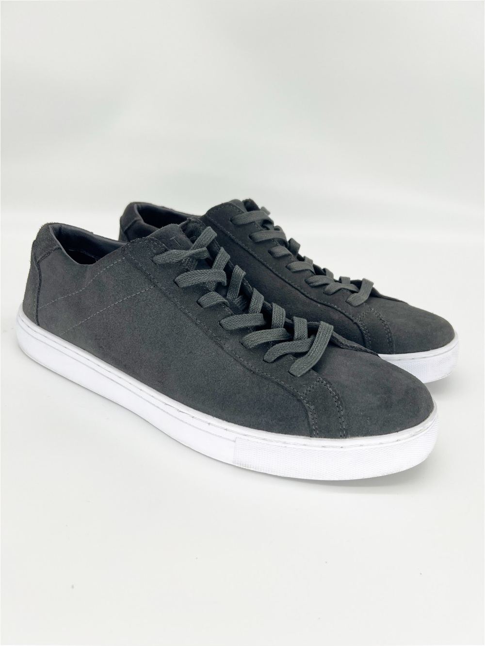 BYLT Premium Basics Gray Suede Leather Sneakers Men’s Size 12 Everyday Shoes